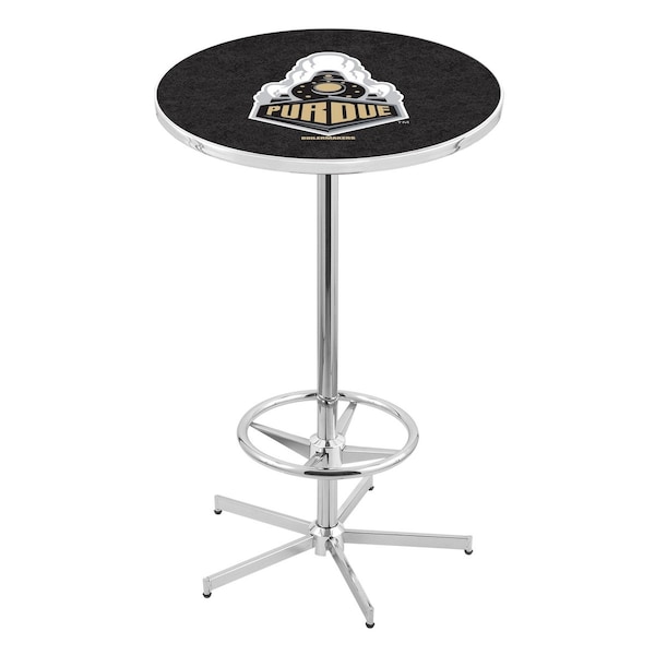 42" Chrome Purdue Pub Table